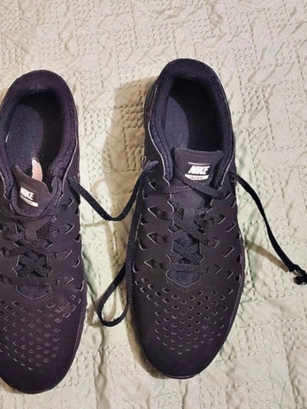 Nike Flex Control 4 Black Athletic Shoes US 10